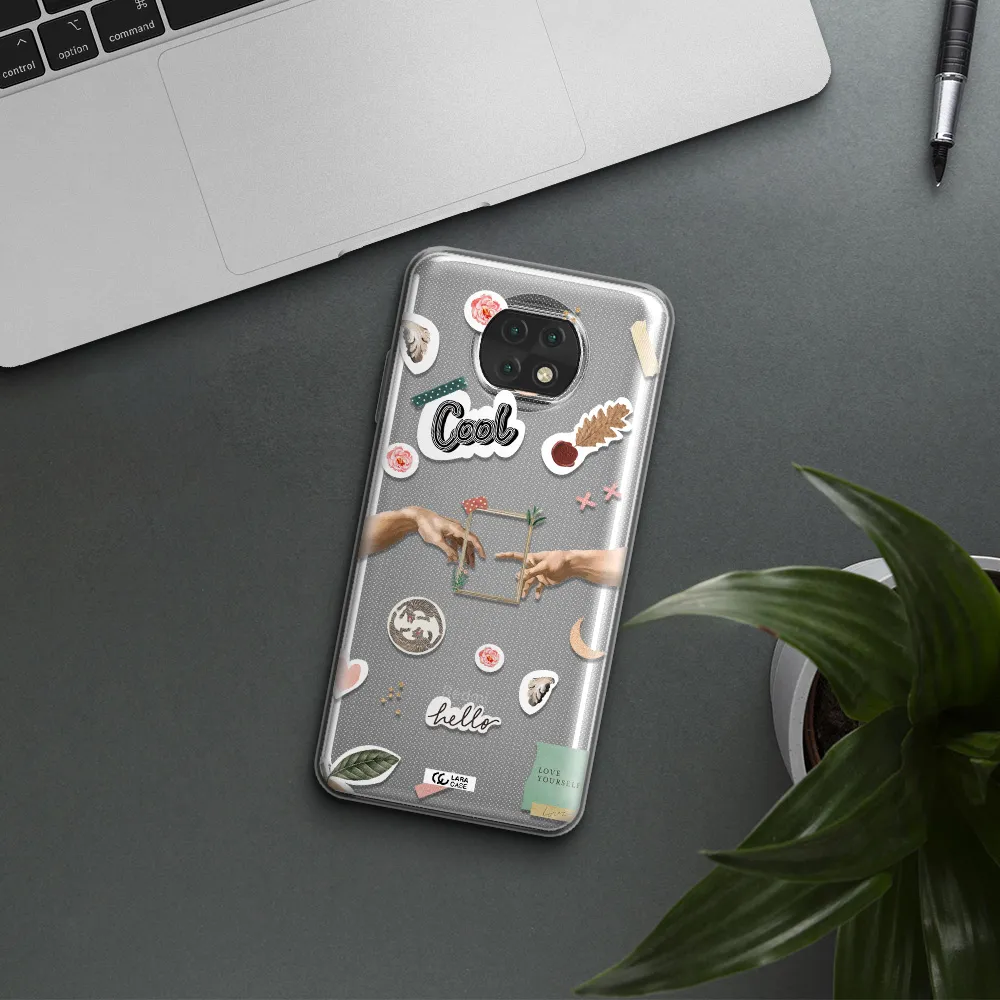 Creation Of Adam Xiaomi Redmi Note 9T Clear Tpu Case