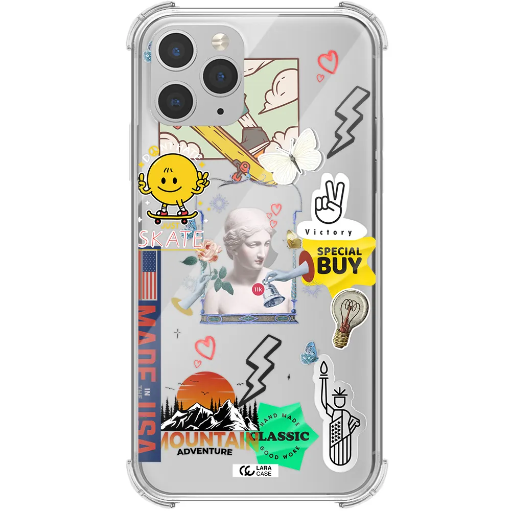 Usa Symbols Apple iPhone 11 pro Clear PC Case