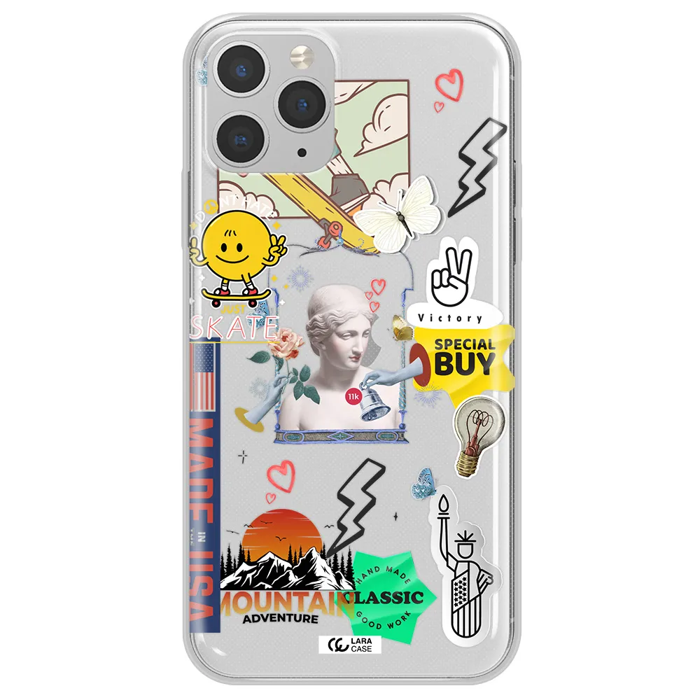Usa Symbols Apple iPhone 11 pro Clear TPU Case