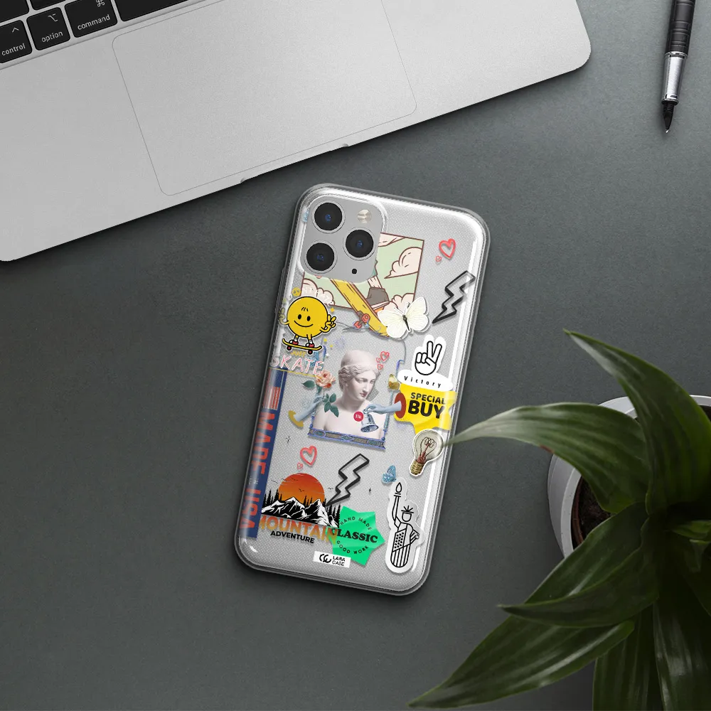 Usa Symbols Apple iPhone 11 pro Clear TPU Case