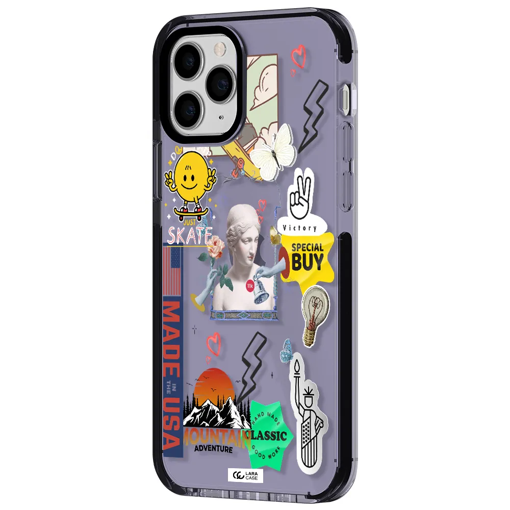 Usa Symbols Apple iPhone 11 pro impact Lilac Case