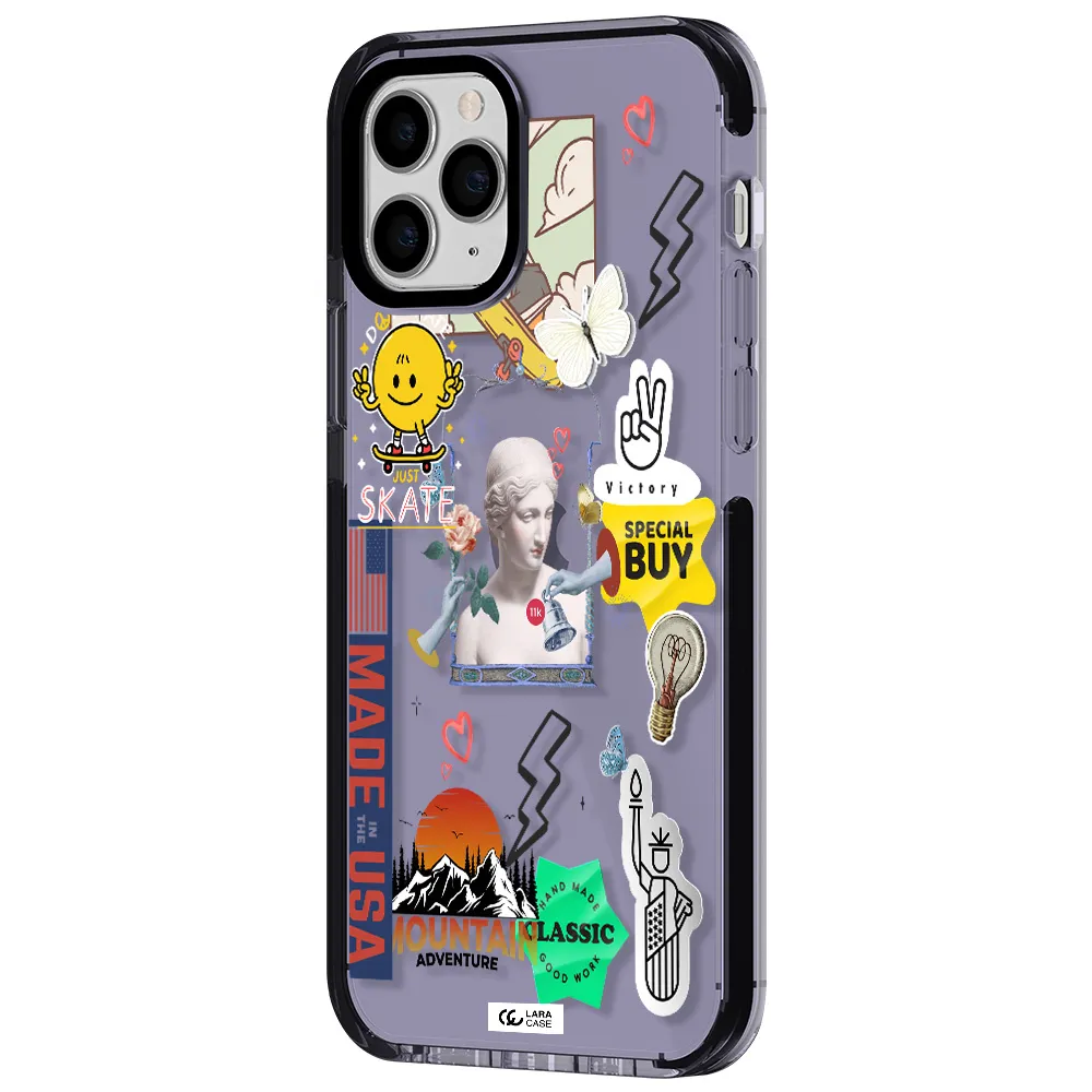 Usa Symbols Apple iPhone 11 pro max impact Lilac Case