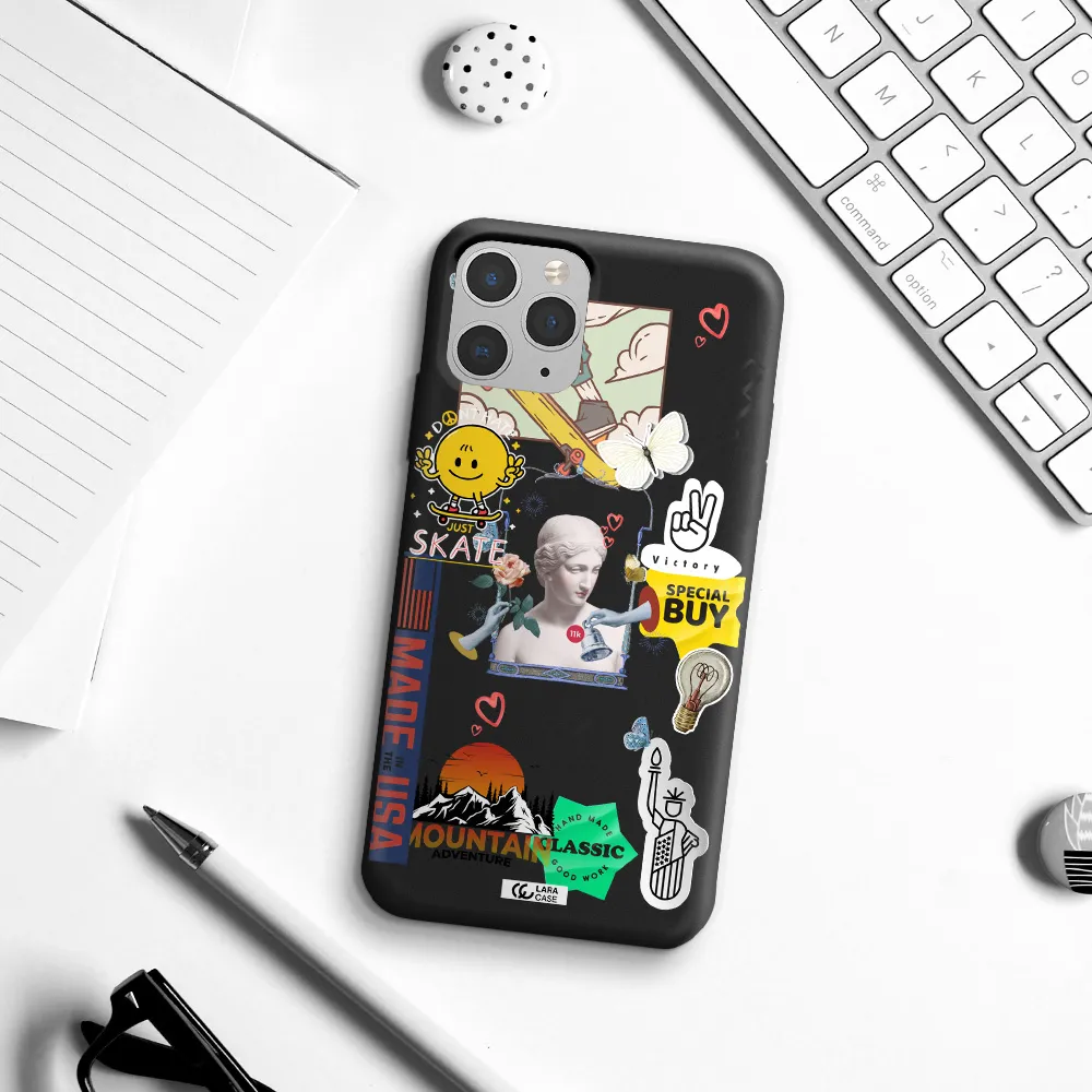 Usa Symbols Apple iPhone 11 pro max Silicone black Case