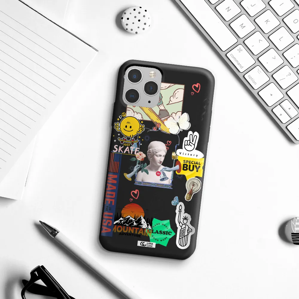 Usa Symbols Apple iPhone 11 pro Silicone black Case