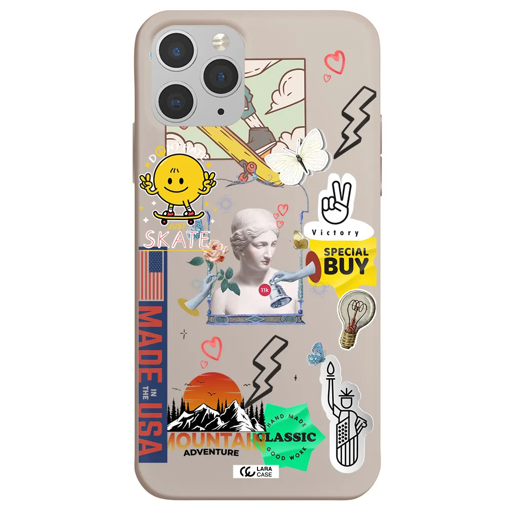 Usa Symbols Apple iPhone 11 pro Silicone Stone Case