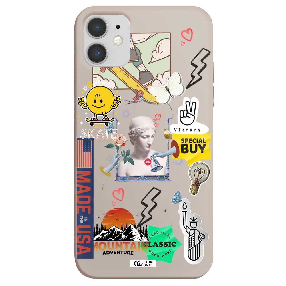 Usa Symbols Apple iPhone 11 Silicone Stone Case