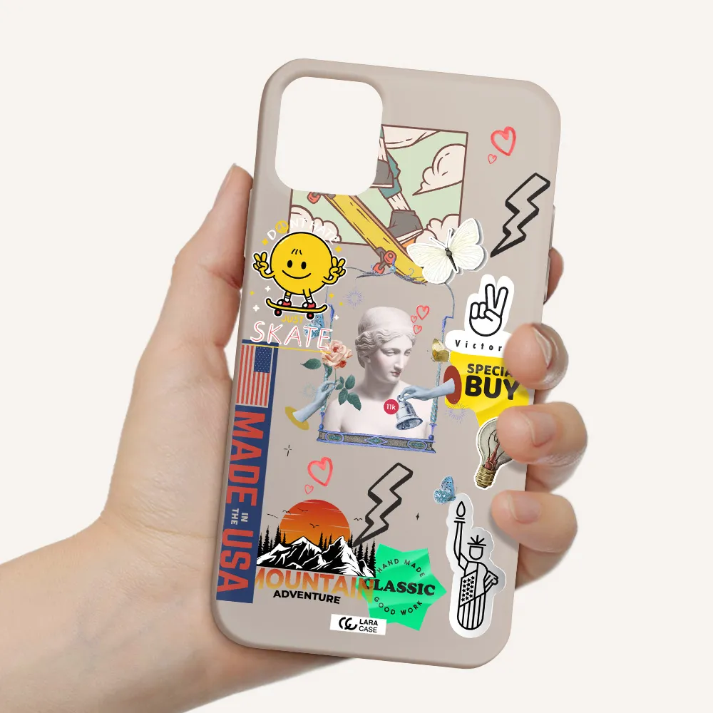 Usa Symbols Apple iPhone 11 Silicone Stone Case