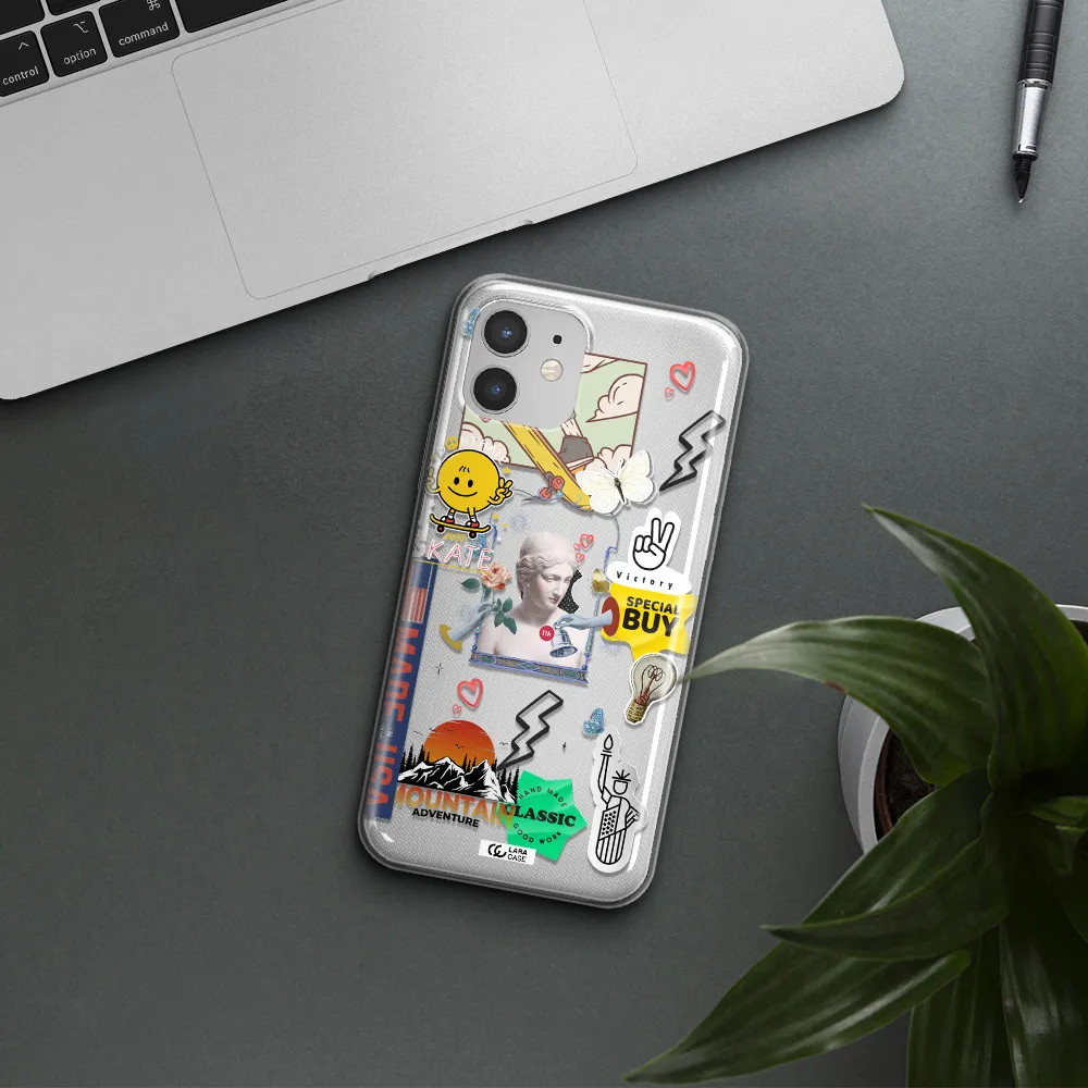 Usa Symbols Apple iPhone 12 Clear TPU Case