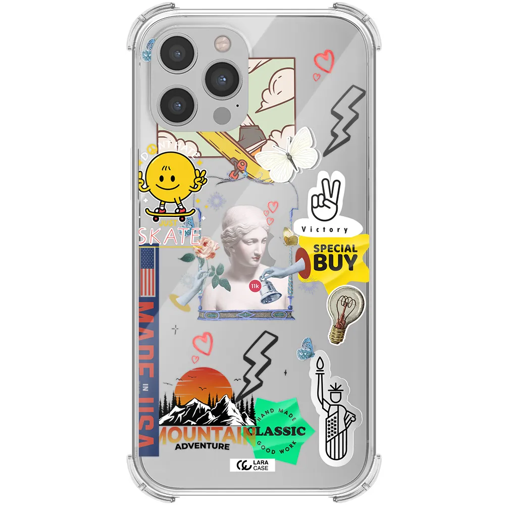 Usa Symbols Apple iPhone 12 pro Clear PC Case