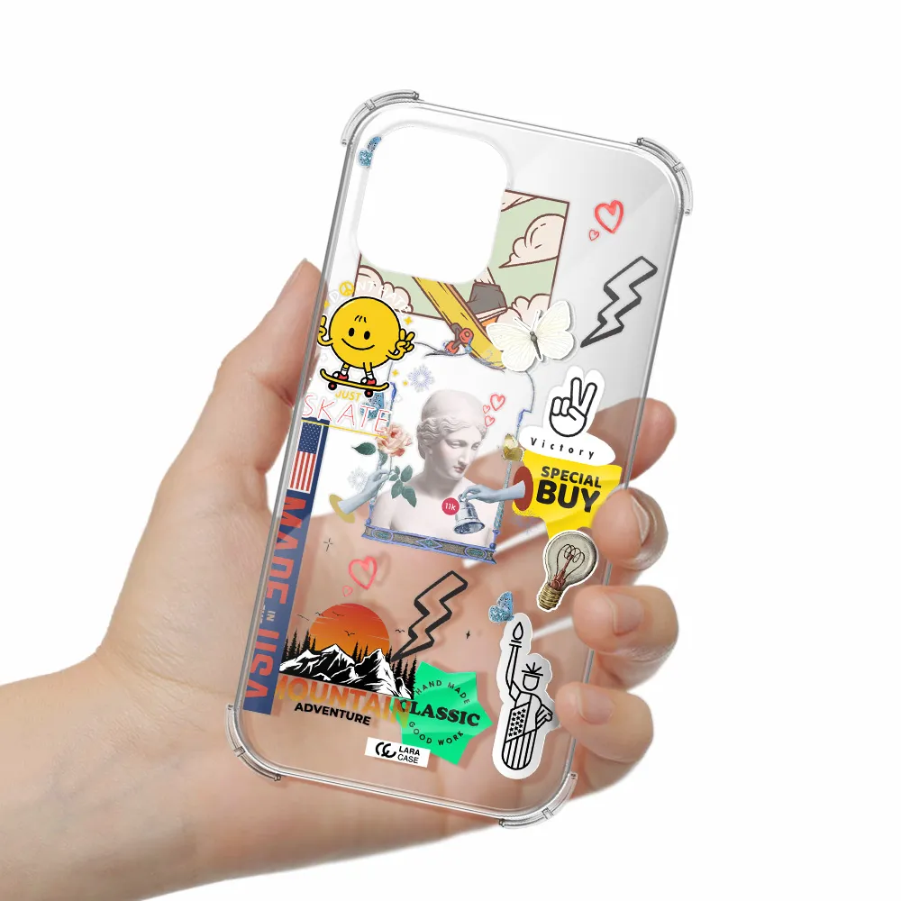 Usa Symbols Apple iPhone 12 pro Clear PC Case