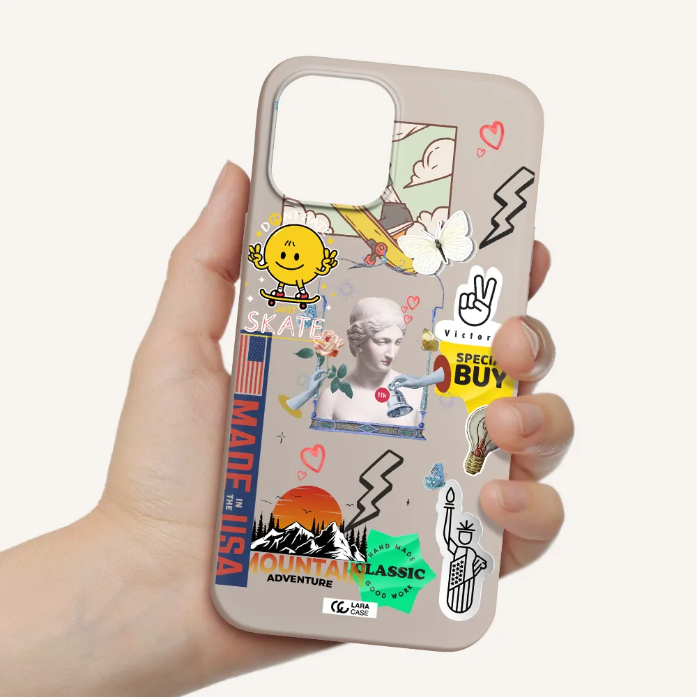 Usa Symbols Apple iPhone 12 pro Silicone Stone Case