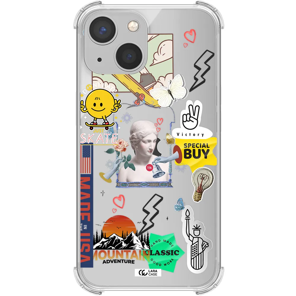 Usa Symbols Apple iPhone 13 Clear PC Case