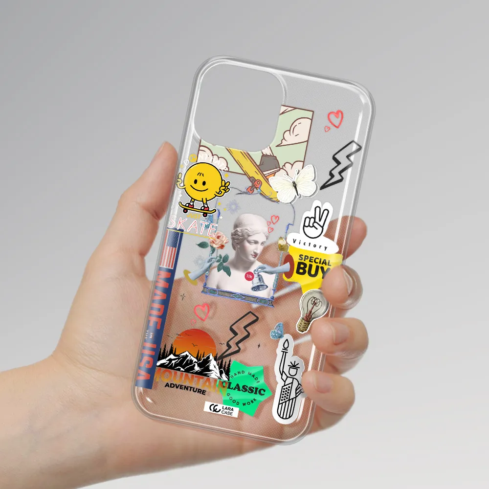 Usa Symbols Apple iPhone 13 Clear TPU Case