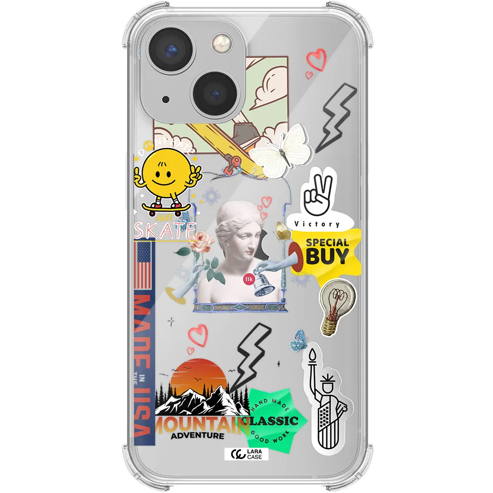 Usa Symbols Apple iPhone 13 mini Clear PC Case