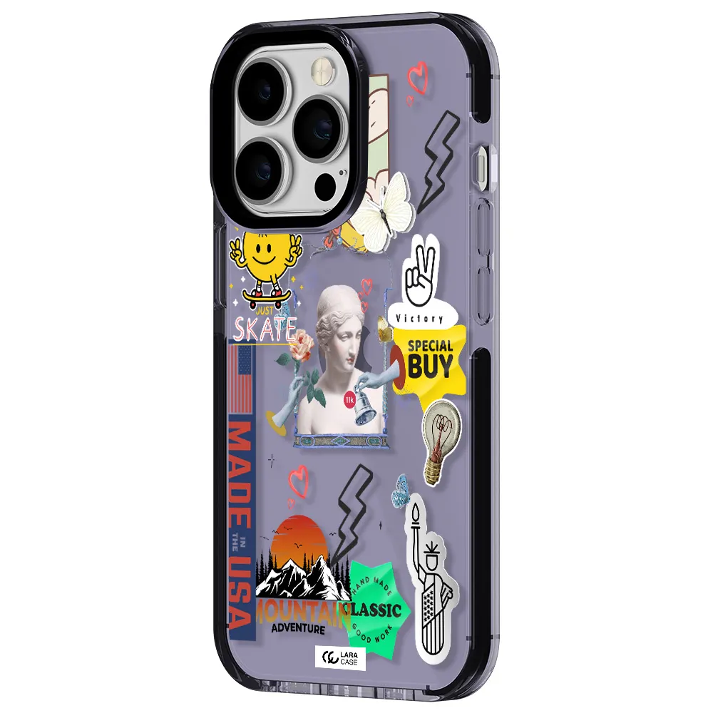 Usa Symbols Apple iPhone 13 Pro impact Lilac Case