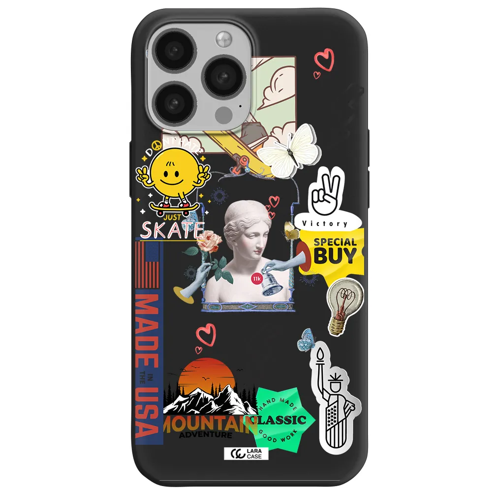 Usa Symbols Apple iPhone 13 Pro Max Silicone black Case