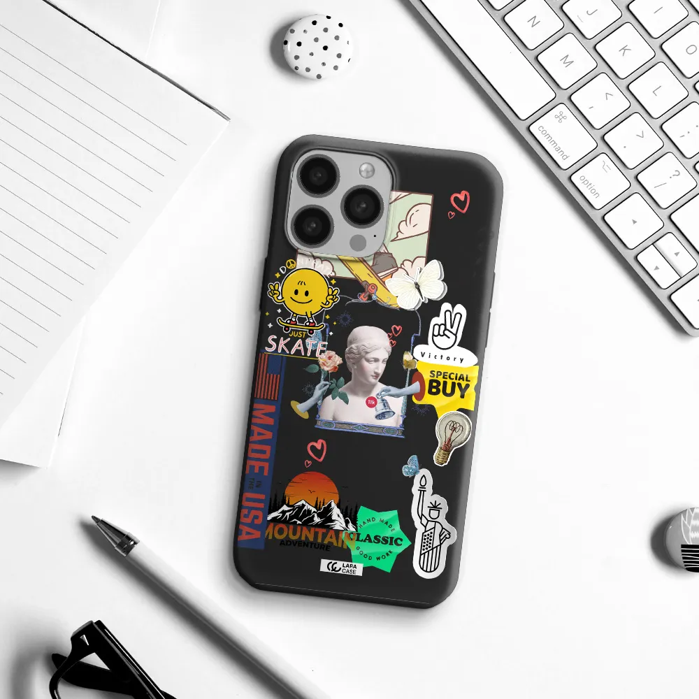 Usa Symbols Apple iPhone 13 Pro Max Silicone black Case