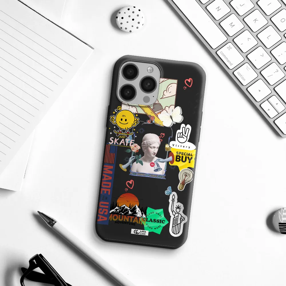 Usa Symbols Apple iPhone 13 Pro Silicone black Case