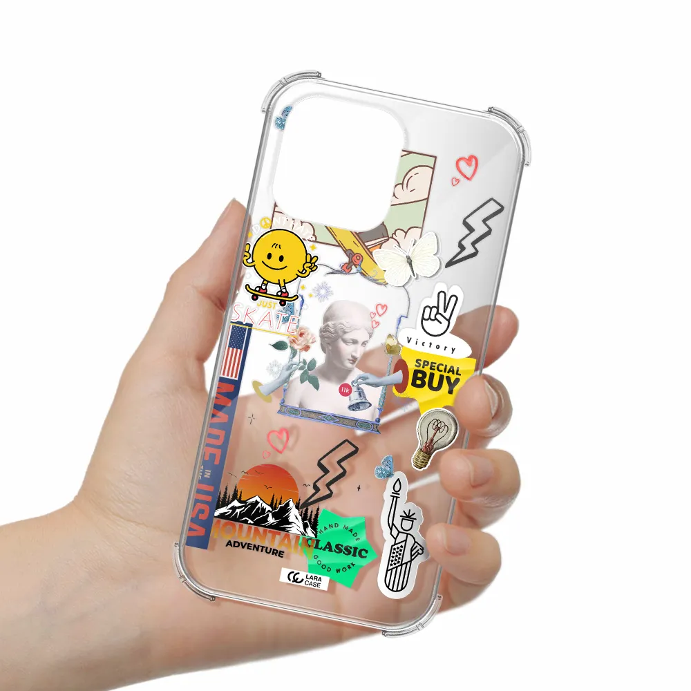 Usa Symbols Apple iPhone 14 pro Clear PC Case