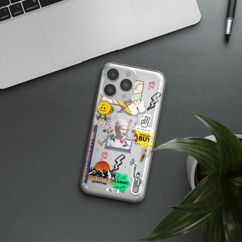 Usa Symbols Apple iPhone 14 pro Clear TPU Case