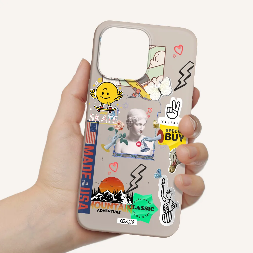 Usa Symbols Apple iPhone 14 pro max Silicone Stone Case