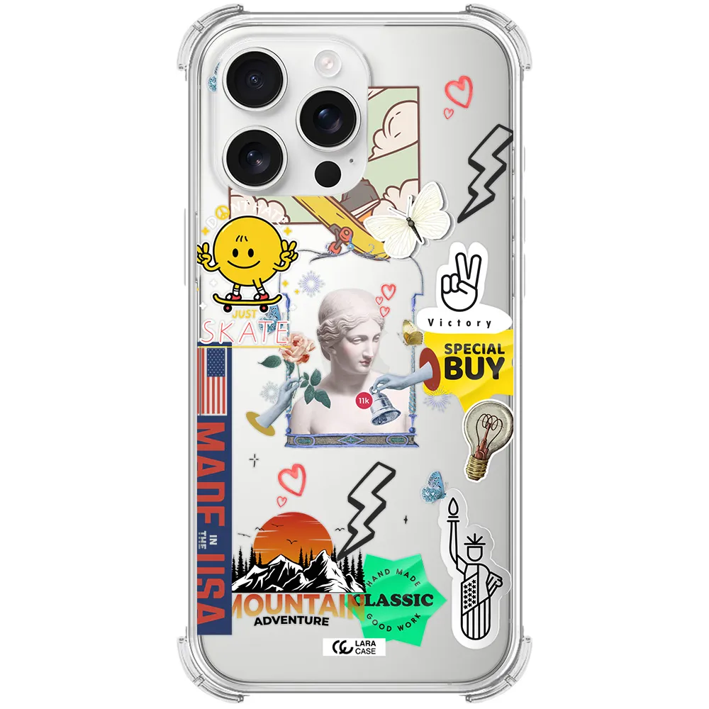 Usa Symbols Apple Iphone 16 Pro Max Clear Pc Case