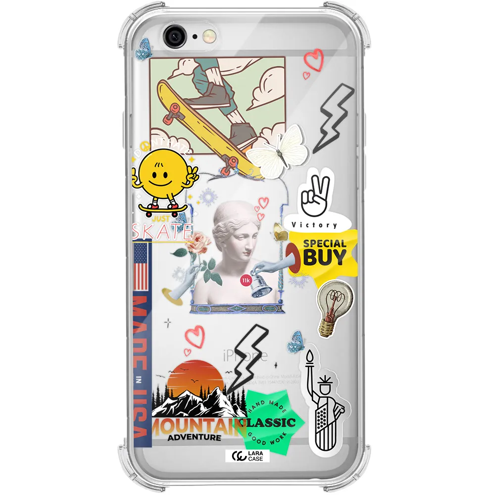 Usa Symbols Apple iPhone 6 Clear PC Case
