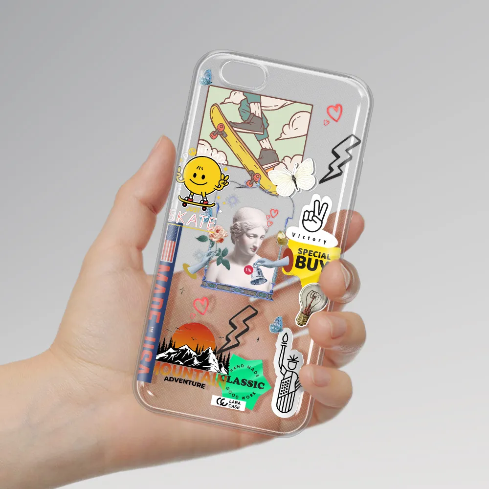 Usa Symbols Apple iPhone 6 Clear TPU Case