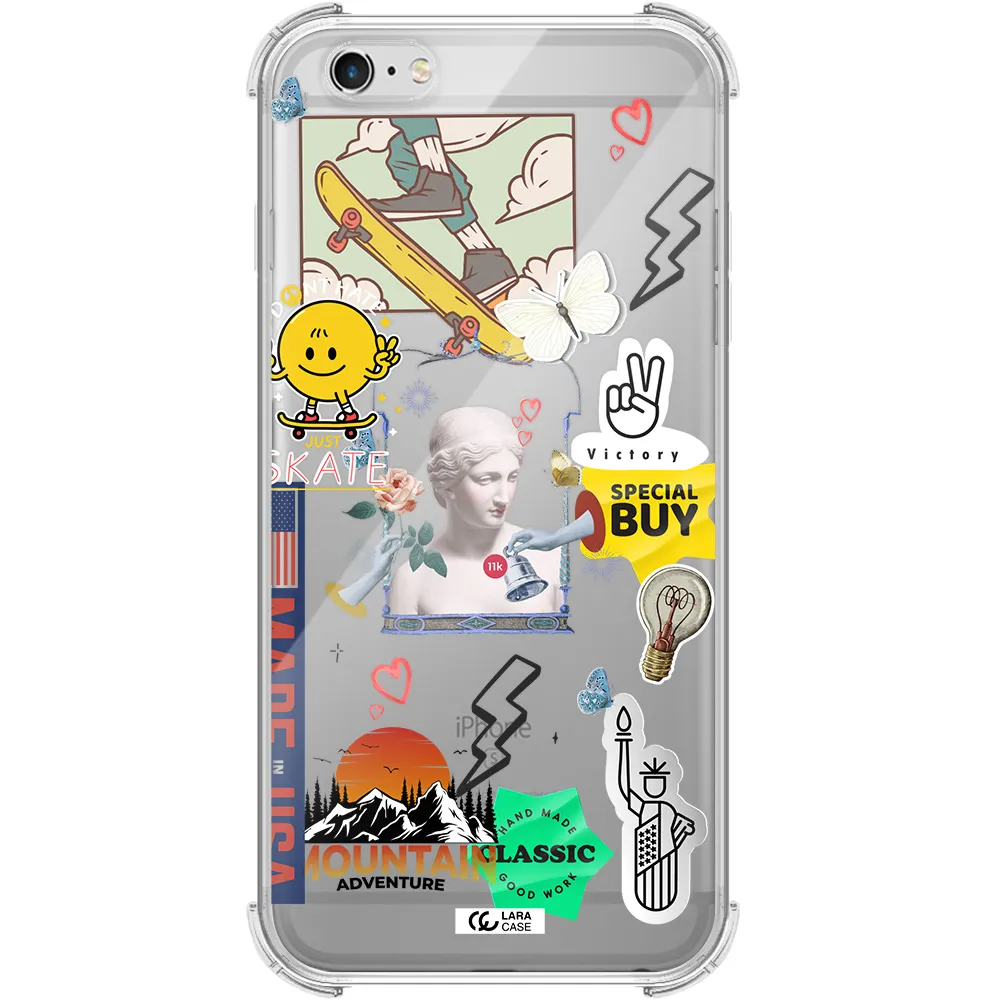 Usa Symbols Apple iPhone 6 plus Clear PC Case