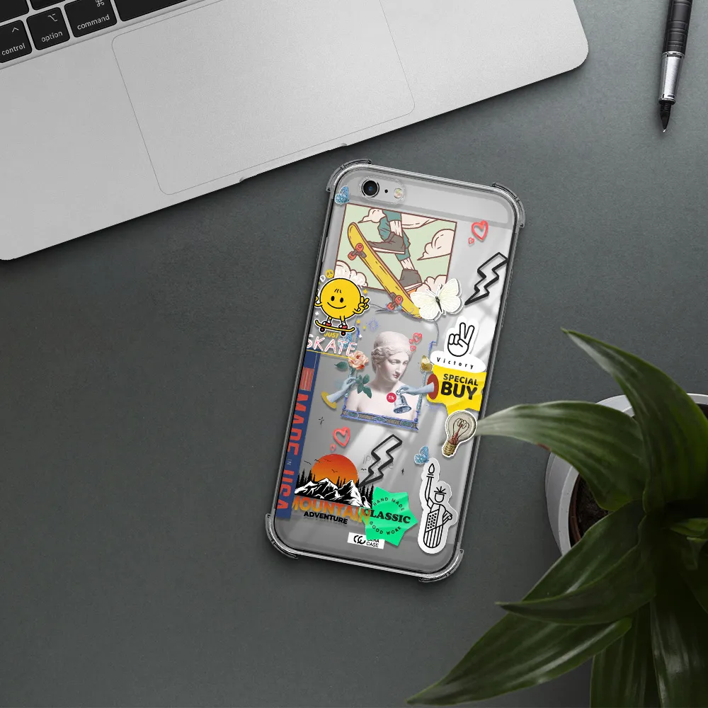 Usa Symbols Apple iPhone 6 plus Clear PC Case