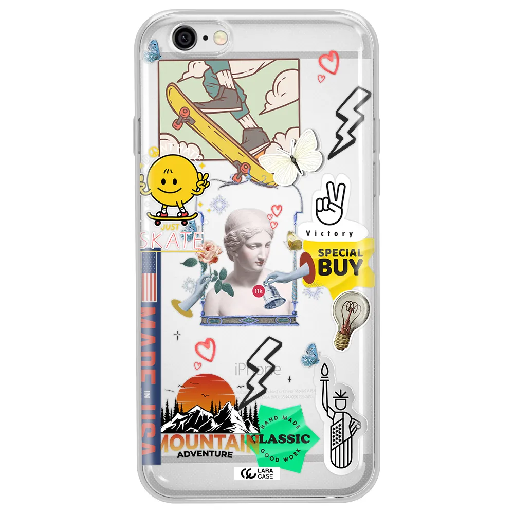 Usa Symbols Apple iPhone 6 plus Clear TPU Case