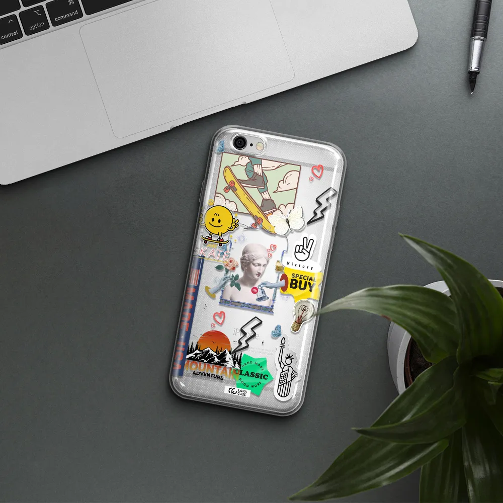 Usa Symbols Apple iPhone 6 plus Clear TPU Case