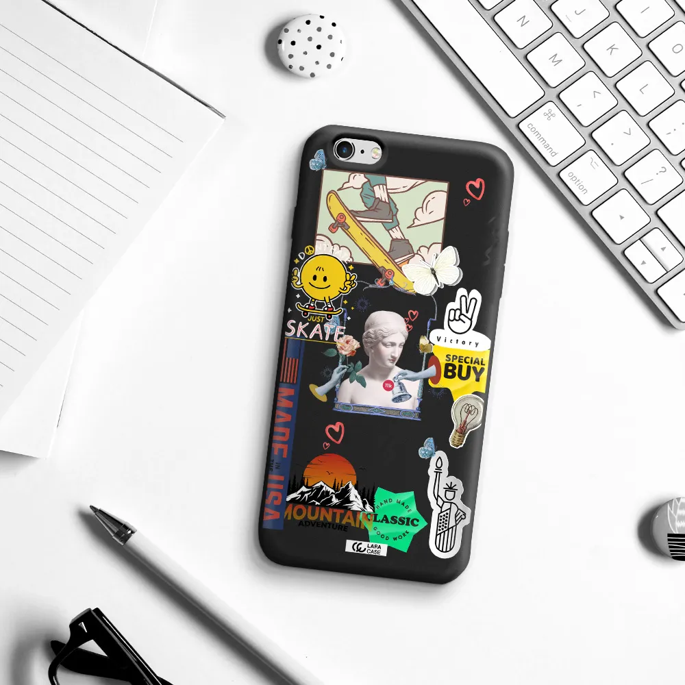 Usa Symbols Apple iPhone 6 plus Silicone black Case