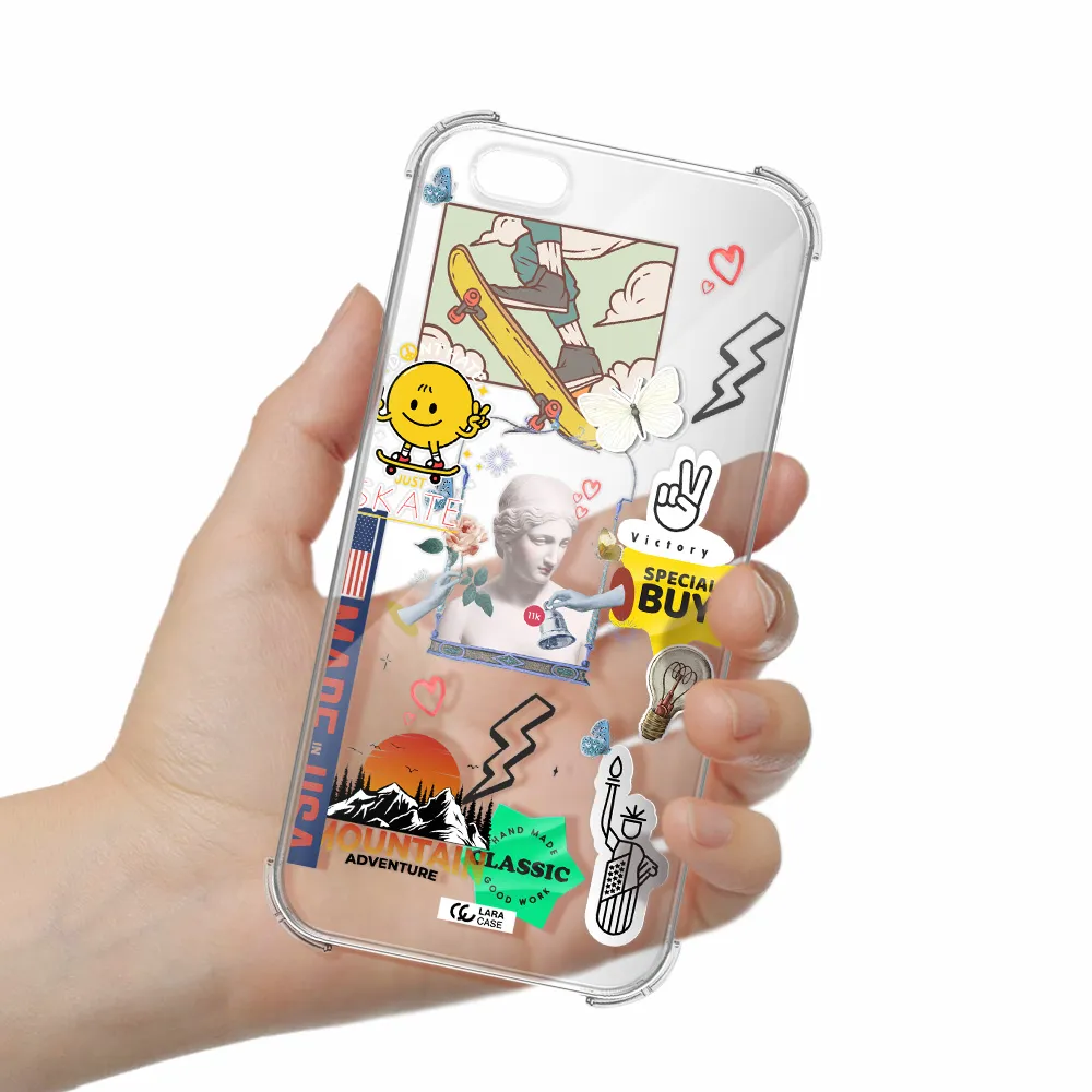 Usa Symbols Apple iPhone 6 s plus Clear PC Case