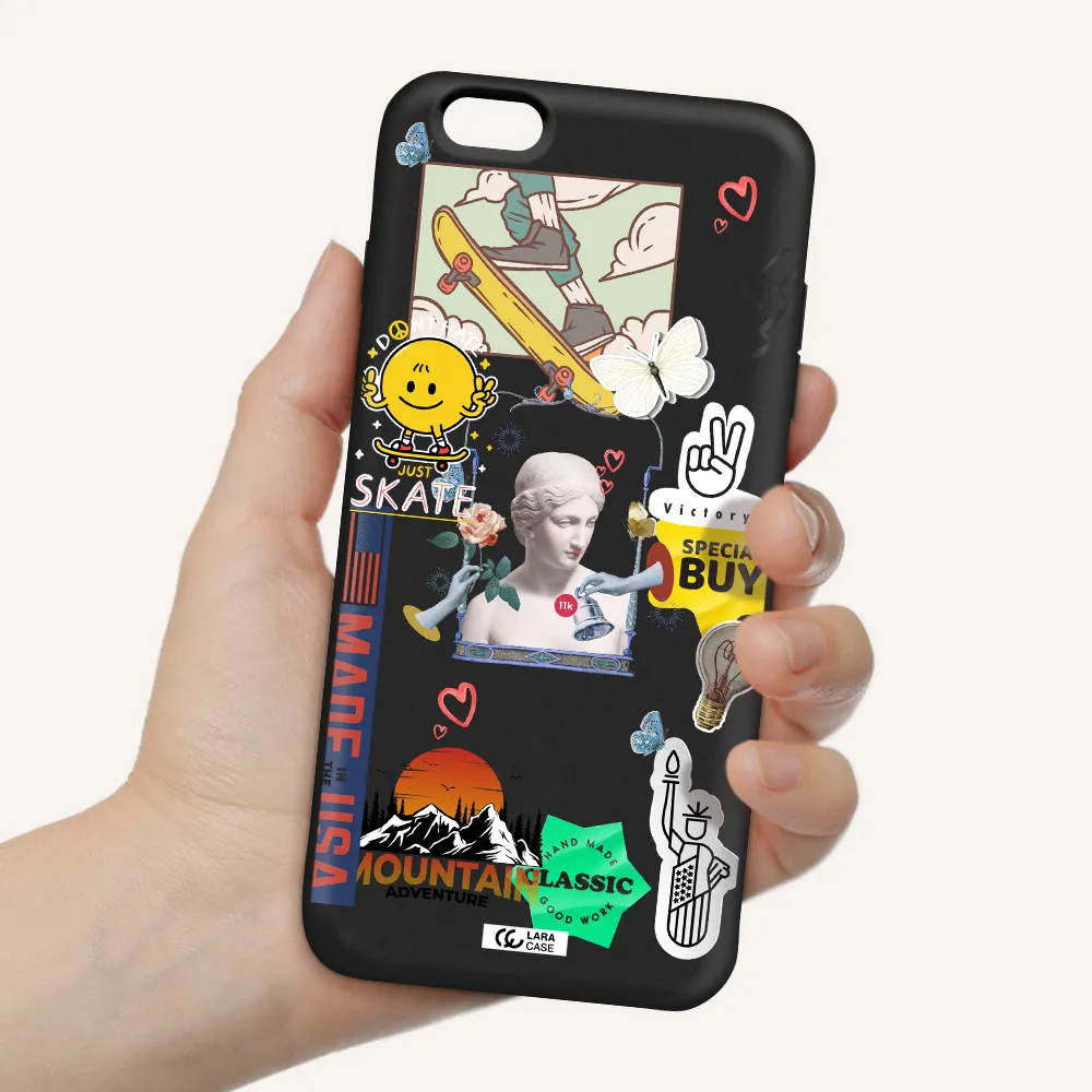 Usa Symbols Apple iPhone 6 s plus Silicone black Case