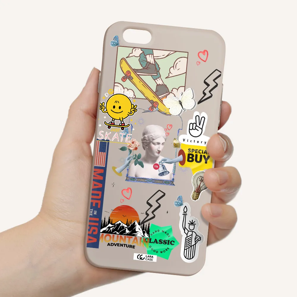 Usa Symbols Apple iPhone 6 Silicone Stone Case