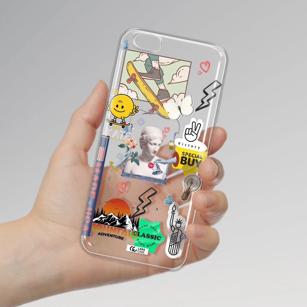 Usa Symbols Apple iPhone 6S Clear TPU Case