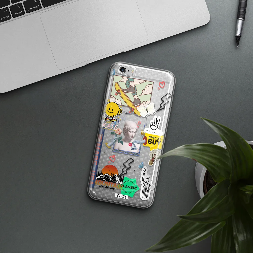 Usa Symbols Apple iPhone 6S Clear TPU Case