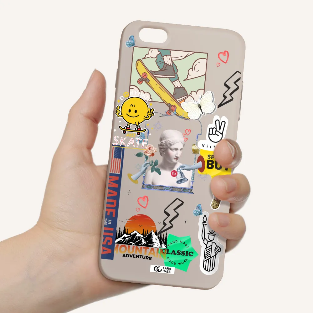Usa Symbols Apple iPhone 6S Silicone Stone Case