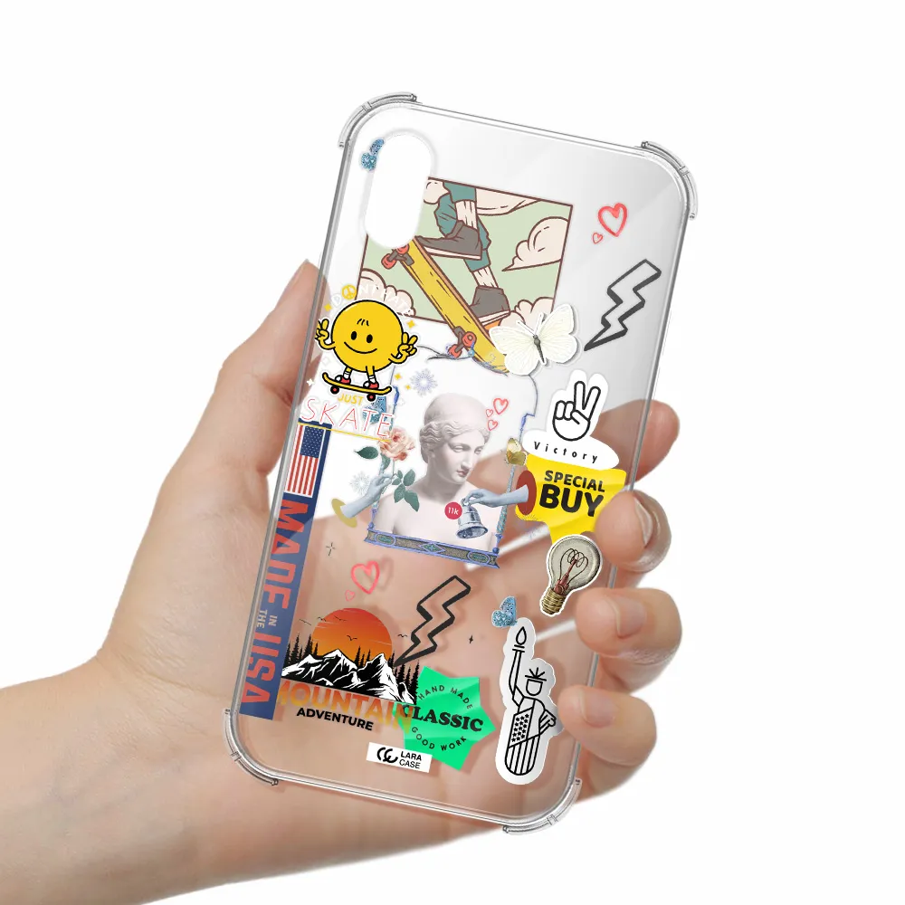 Usa Symbols Apple iPhone X Clear PC Case