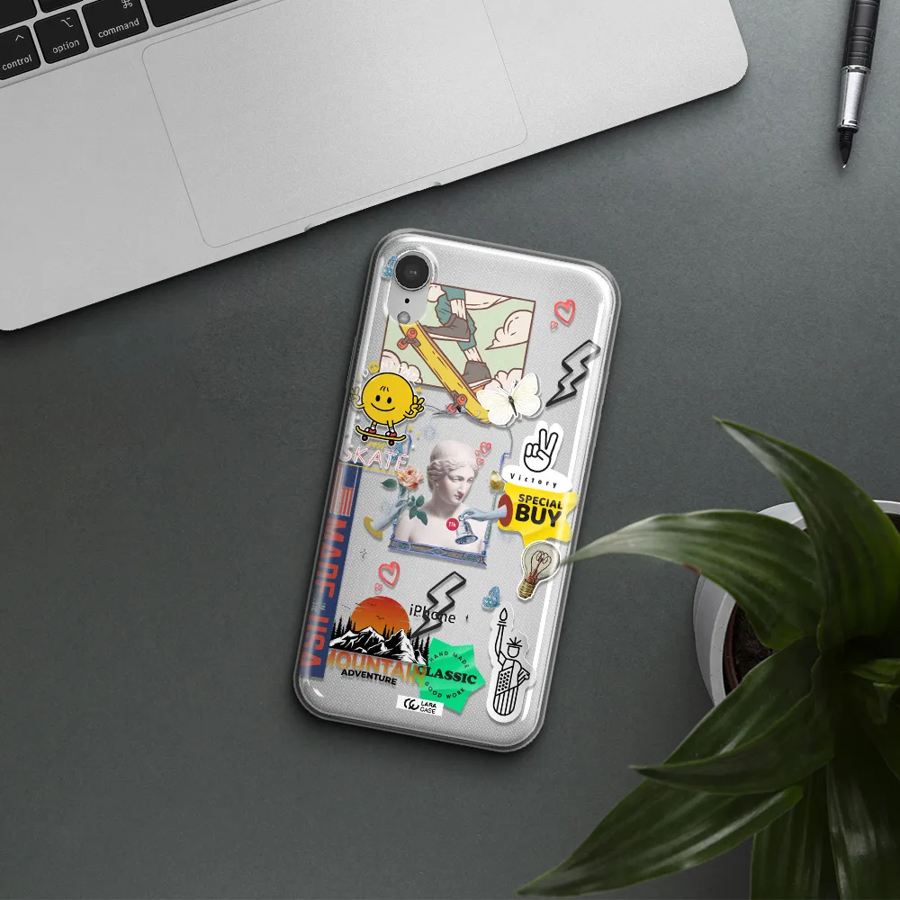 Usa Symbols Apple iPhone XR Clear TPU Case