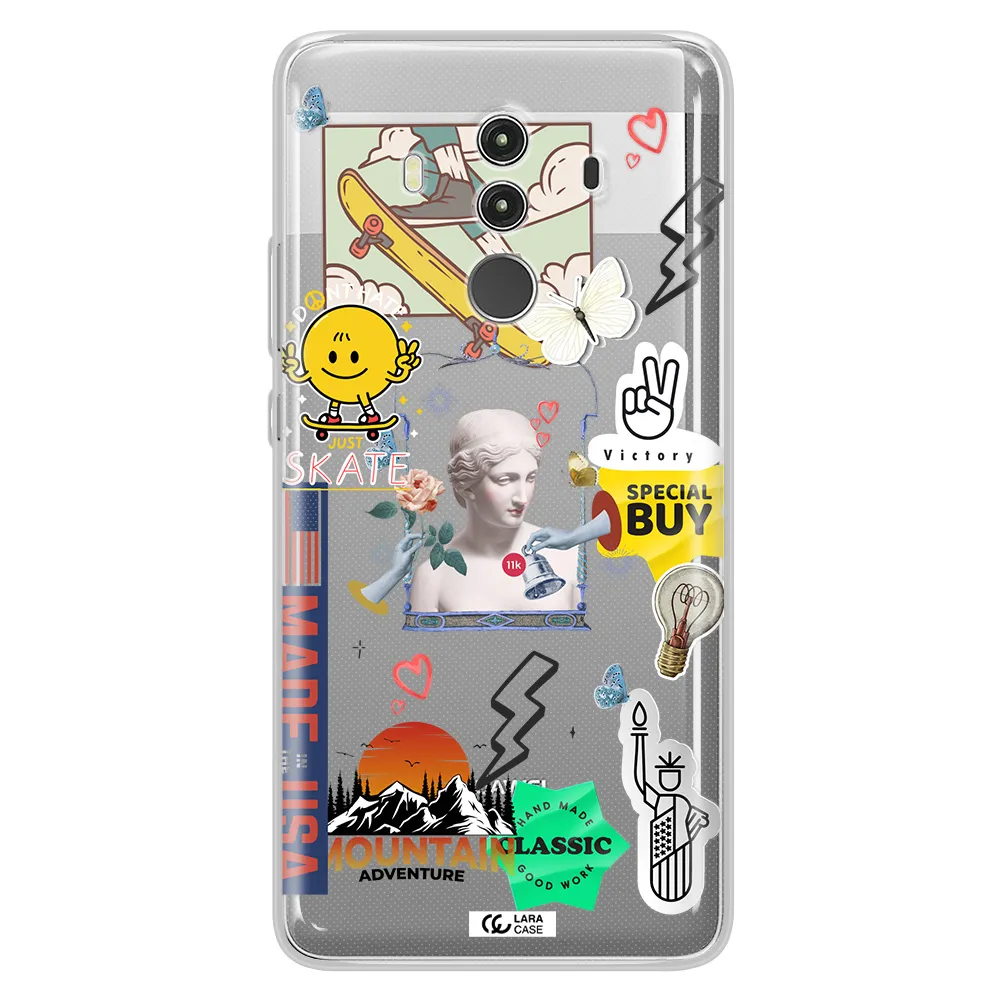 Usa Symbols Huawei Mate 10 Clear TPU Case