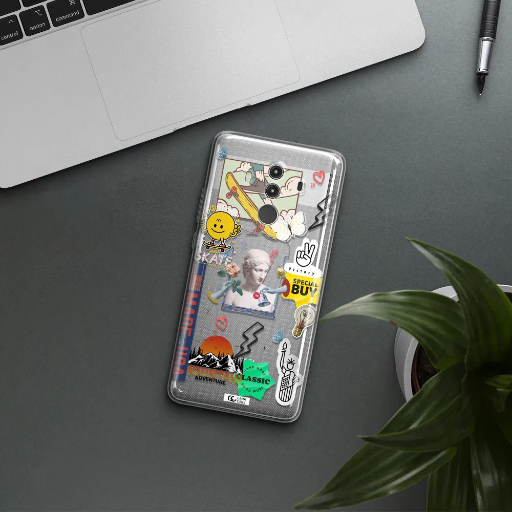 Usa Symbols Huawei Mate 10 Clear TPU Case