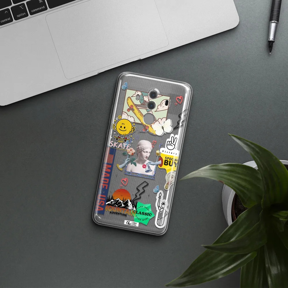 Usa Symbols Huawei Mate 10 Pro Clear TPU Case