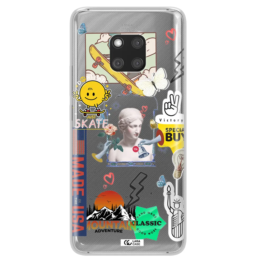 Usa Symbols Huawei Mate 20 Pro Clear TPU Case