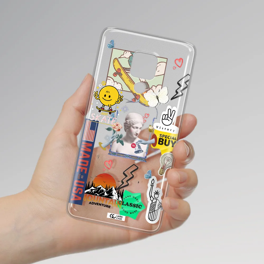 Usa Symbols Huawei Mate 20X Clear TPU Case