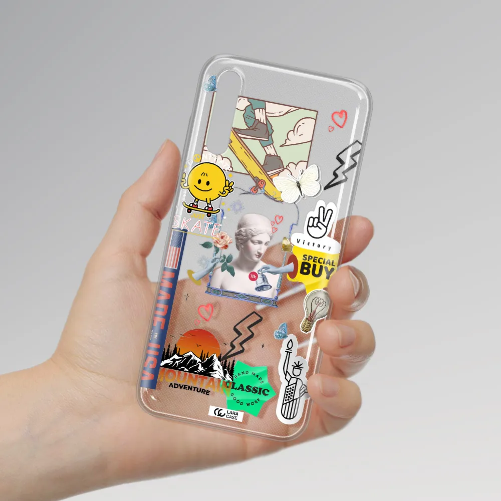Usa Symbols Huawei P Smart S Clear TPU Case