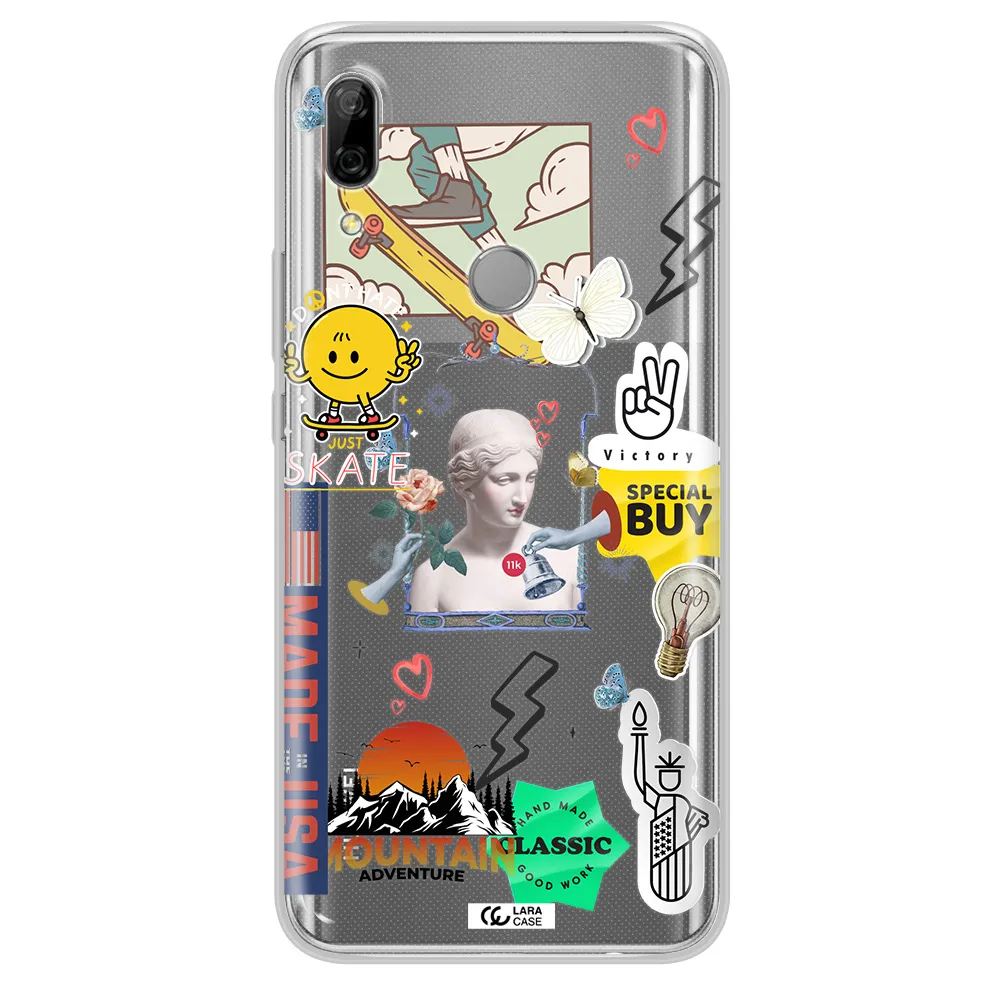 Usa Symbols Huawei P Smart Z Clear TPU Case