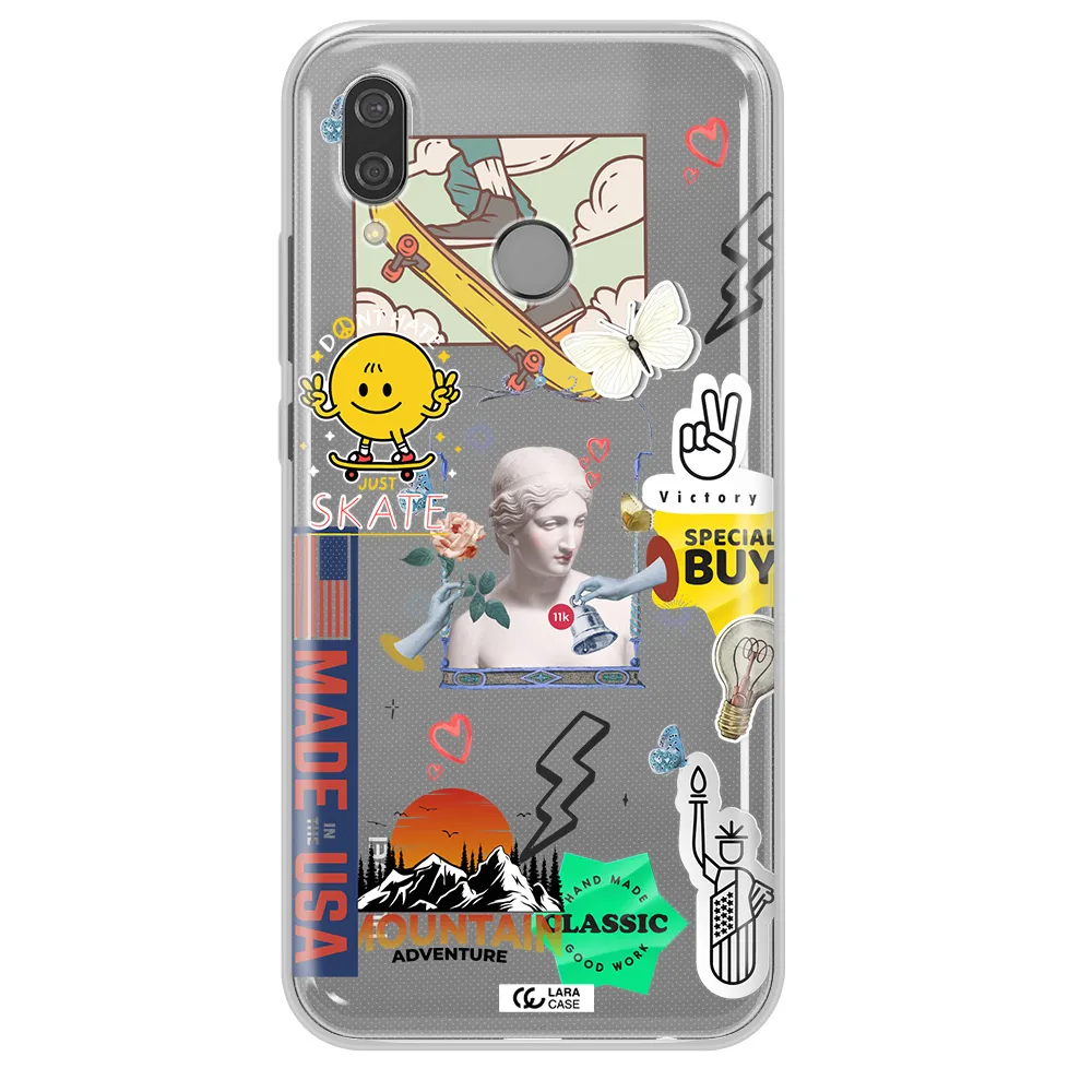 Usa Symbols Huawei P20 Lite Clear TPU Case