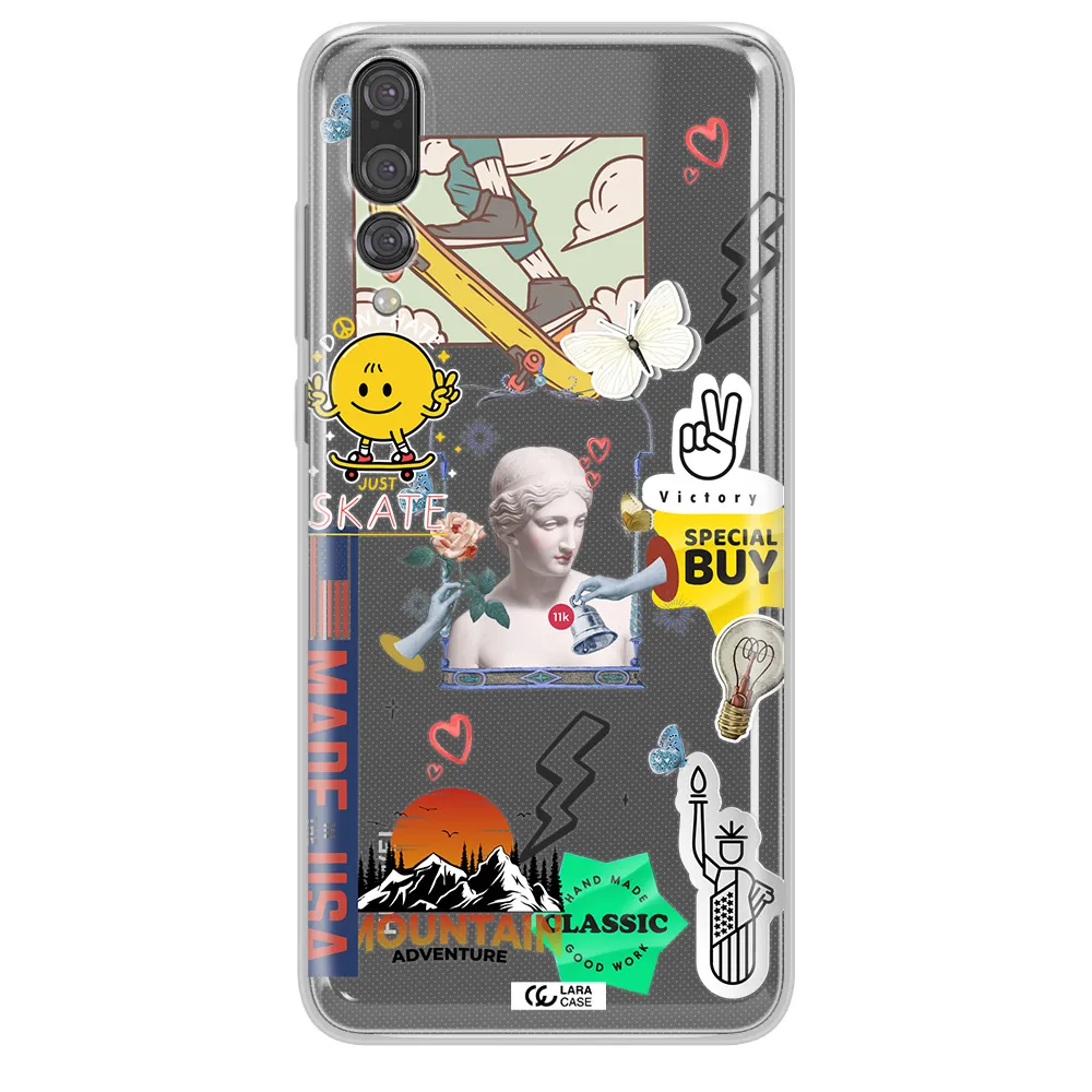 Usa Symbols Huawei P20 Pro Clear TPU Case